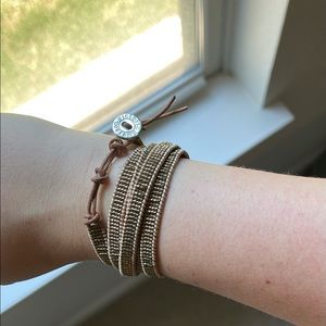 Victoria Emerson Bronze/Brown Wrap Bracelet